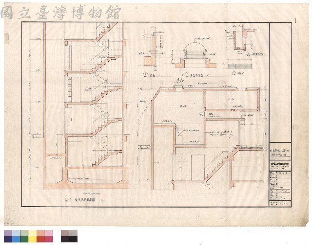 樓梯電梯剖面圖藏品圖，第1張