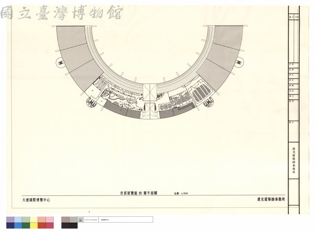 世貿展覽館四層平面圖藏品圖，第1張