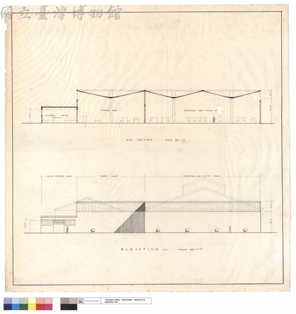 A-A SECTION,ELEVATION藏品圖，第1張