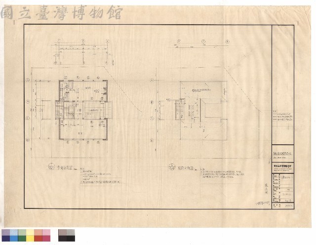 3RD+ROOF PLAN/參層平面圖/屋面平面圖藏品圖，第1張