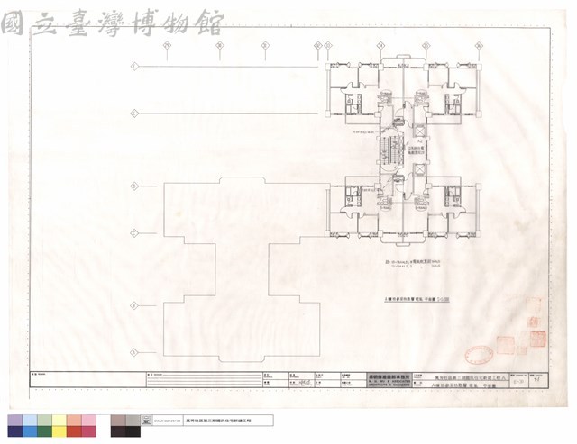 A棟拾參至拾陸層電氣平面圖藏品圖，第1張