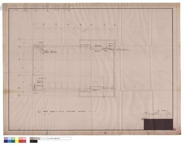 1/M-19 10 th. ROOF PLAN -  A/C SYSTEM LAYOUT藏品圖，第1張