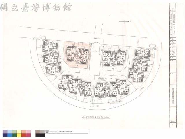 建築物配置平面圖（E棟）藏品圖，第1張