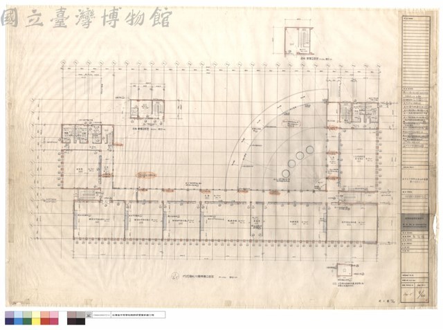 行政資料大樓肆層平面圖藏品圖，第1張