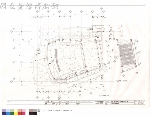 六樓集會堂平面詳圖藏品圖，第1張