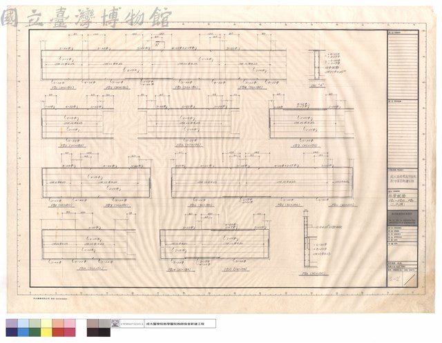 地梁配筋 FG1~FG15, FG0(乙.丙棟)藏品圖，第1張