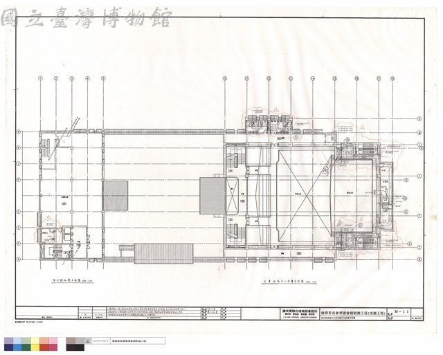 陳列館肆層及文康活動中心參層平面圖藏品圖，第1張