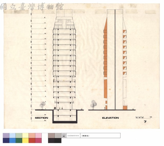 SECTION,ELEVATION藏品圖，第1張