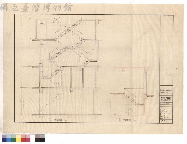 樓梯剖面圖藏品圖，第1張