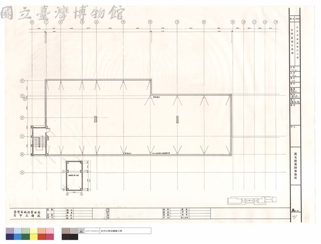 右段屋頂平面圖藏品圖，第1張