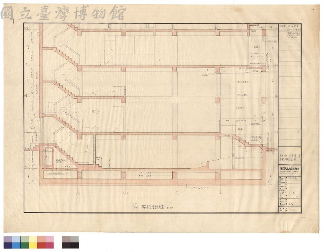 樓梯及墻剖面圖藏品圖，第1張