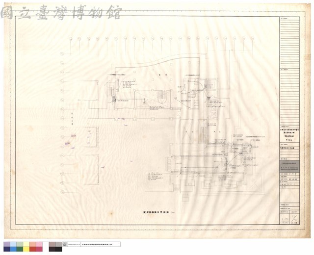 貮層幹線動力平面圖(學員宿舍)藏品圖，第1張