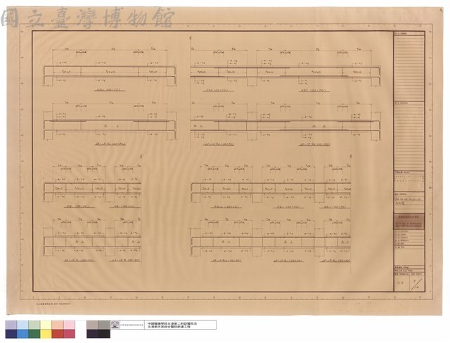 梁B1,B2,B8,B9,B10,B11配筋圖藏品圖，第1張