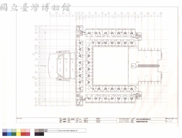 陸樓配電控制配置平面圖藏品圖，第1張