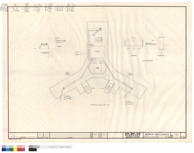 屋頂層給.排水設備平面圖藏品圖，第1張