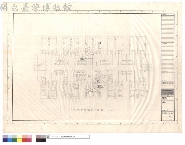 四樓氧氣吸氣平面圖藏品圖，第1張