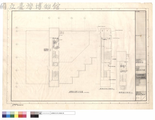 圖書館肆層給水衛生平面圖藏品圖，第1張
