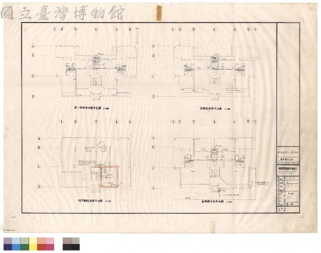 給水排水工程 地下層-柒層給水管平面圖藏品圖，第1張
