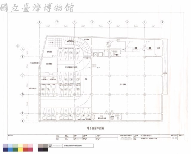 地下壹層冷媒及排水配管平面圖藏品圖，第1張