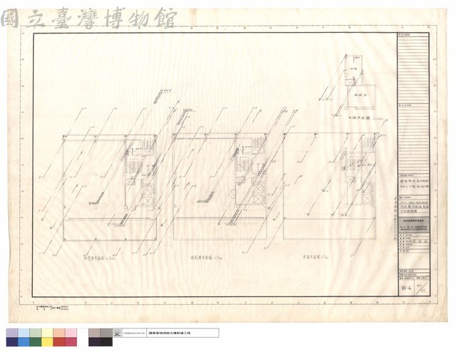 汙水,排水,透氣系統、拾壹層,拾貳層,屋頂平面配置圖藏品圖，第1張