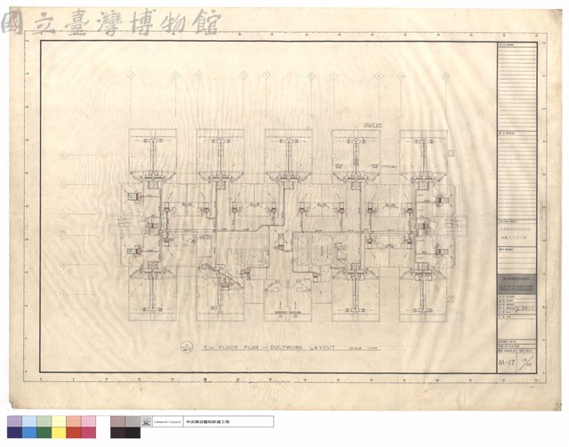 5TH FLOOR PLAN - DUCTWORK LAYOUT藏品圖，第1張