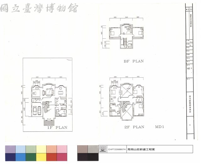 1F PLAN、2F PLAN MD1、BF PLAN藏品圖，第1張