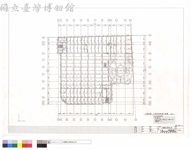 B1階床梁結構平面圖藏品圖，第1張