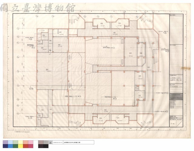BF地下室天花板平面藏品圖，第1張