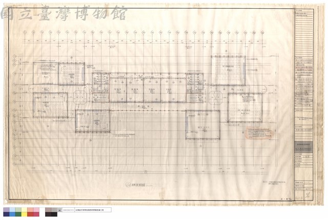 教學大樓三層平面圖藏品圖，第1張