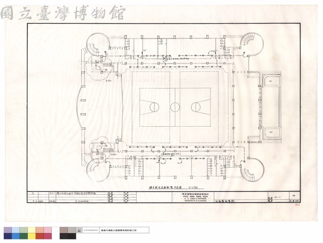 地面層配電圖藏品圖，第1張
