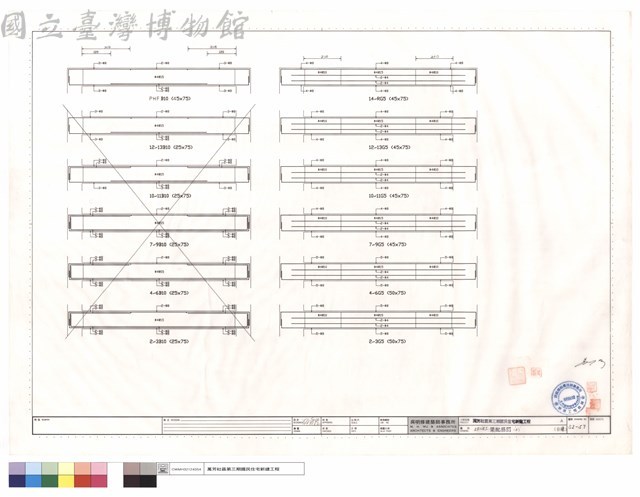 2F~RF梁配筋圖(三)(B棟)藏品圖，第1張