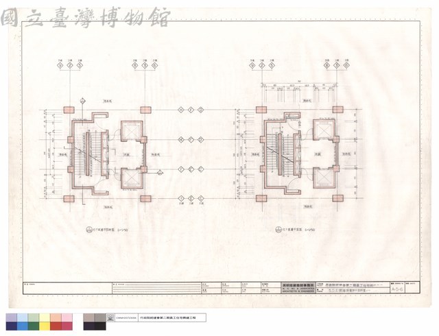 B、D、E棟樓梯、電梯平面詳圖(一)藏品圖，第1張