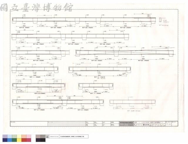 B1F小梁配筋圖(三)b23~b29,cb,sb0,SB1,b29A,SB2,sb1,b6A,b6B,b28A藏品圖，第1張