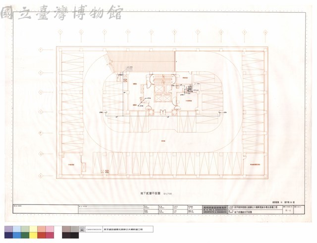 地下貮層給水平面圖藏品圖，第1張