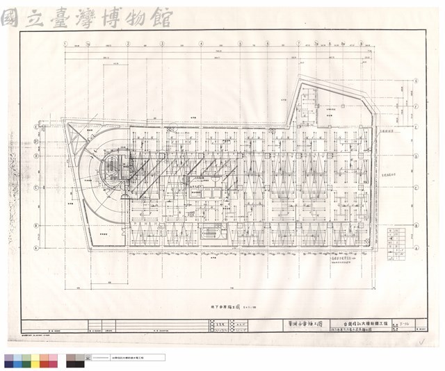 地下參層泡沫灑水設備施工圖藏品圖，第1張