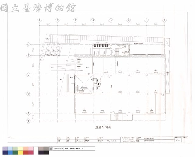 壹層風管配管平面圖藏品圖，第1張