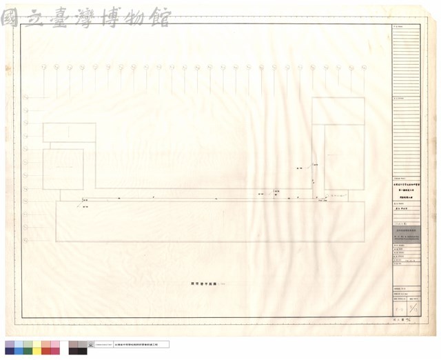 屋頂平面圖(行政大樓)藏品圖，第1張