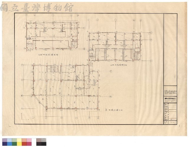 甲乙部六樓結構平面
乙部五樓藏品圖，第1張