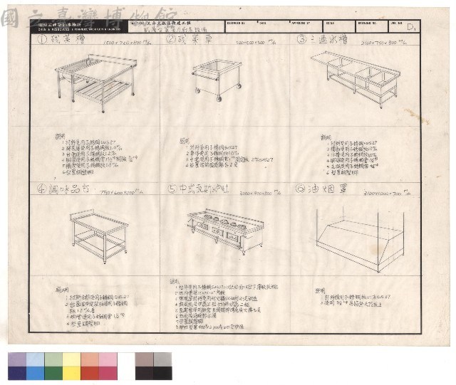 貳層台菜餐廳廚房設備藏品圖，第1張