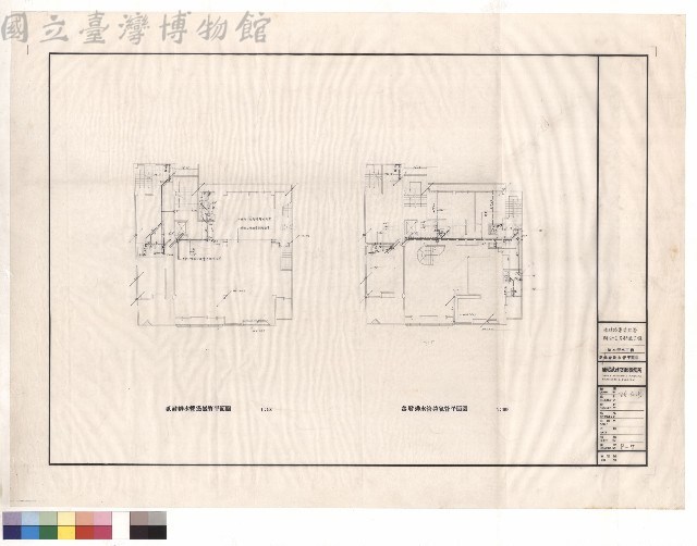 給水排水工程/貳參層排水管平面圖藏品圖，第1張
