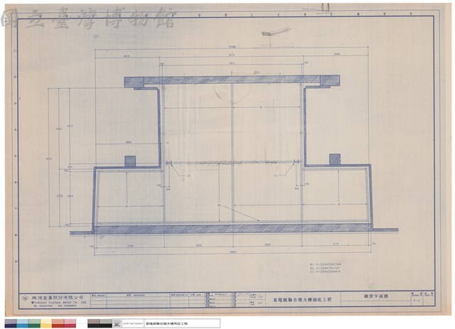 鋼架平面圖藏品圖，第1張