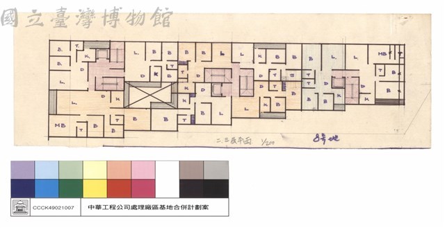 二.三層平面藏品圖，第1張