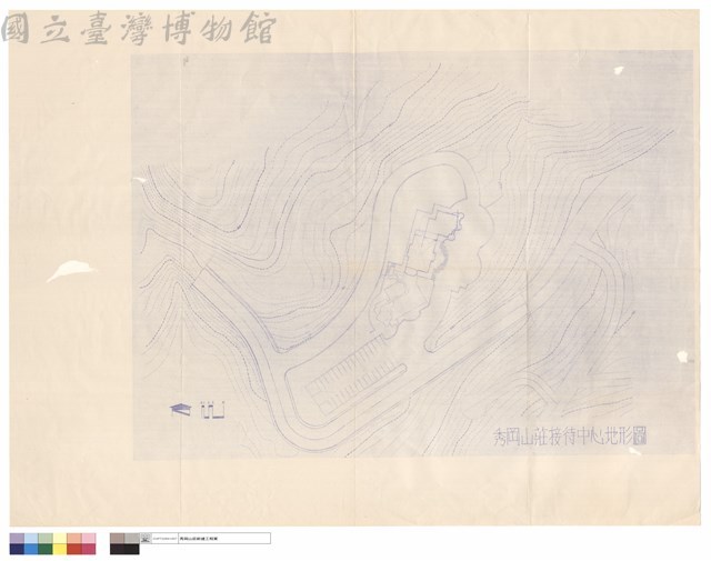 秀岡山莊接待中心地形圖藏品圖，第1張