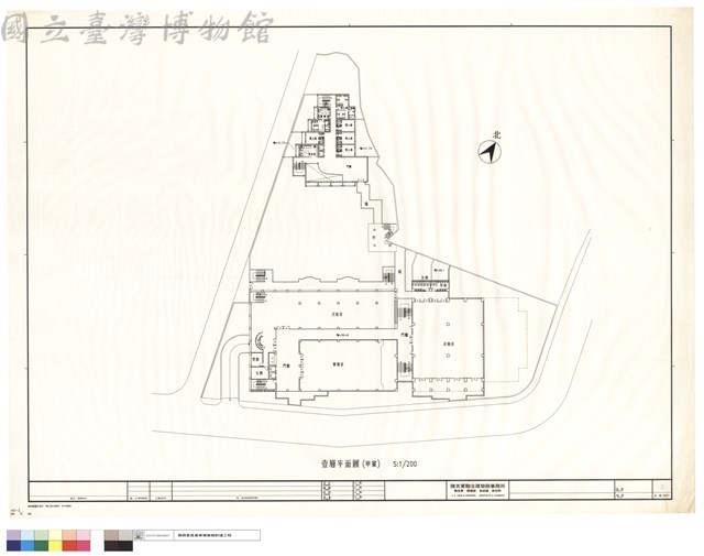 壹層平面圖(甲案)藏品圖，第1張
