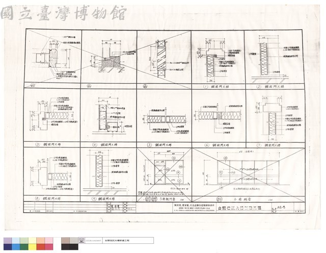 鋼板門大樣、不锈鋼門窗藏品圖，第1張