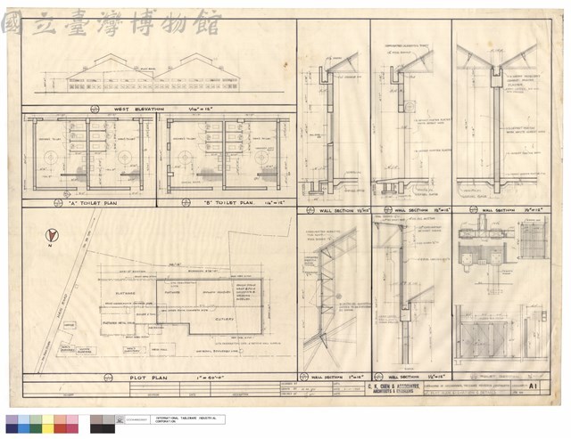 PLOT PLAN,ELEVATION&DETIALS藏品圖，第1張