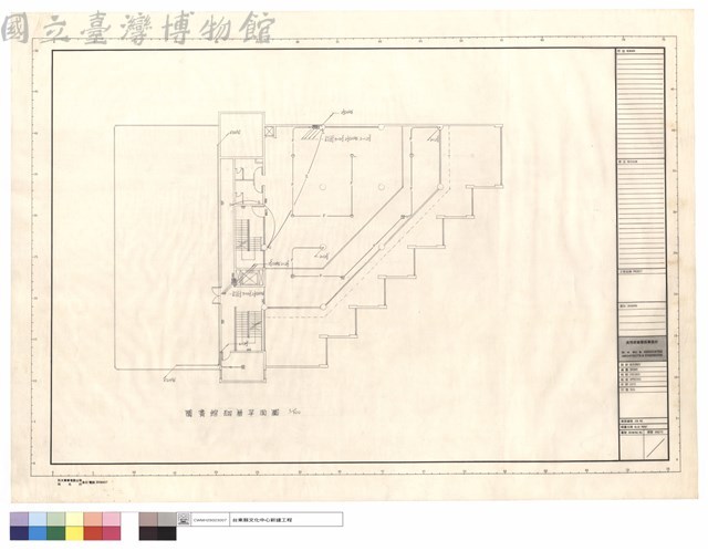圖書館肆層平面圖藏品圖，第1張