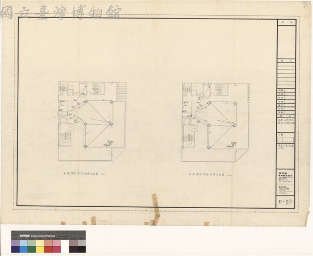 四層,五層插座電話設備平面圖藏品圖，第1張