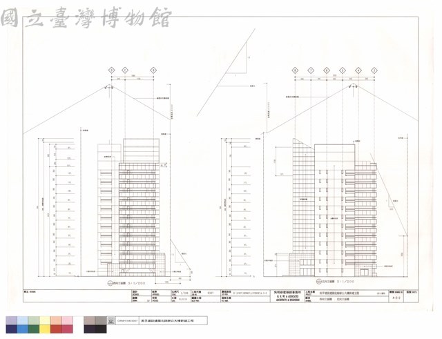 西、北向立面圖藏品圖，第1張
