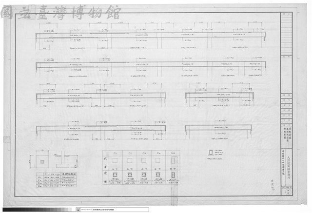 梁配筋圖、基礎配筋圖、柱配筋圖藏品圖，第1張